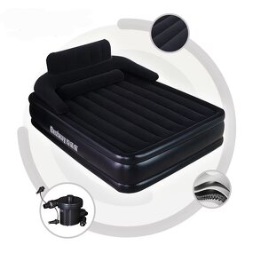 Folding Bed Manufacturer - Spring Foam King Size Inflatable Set