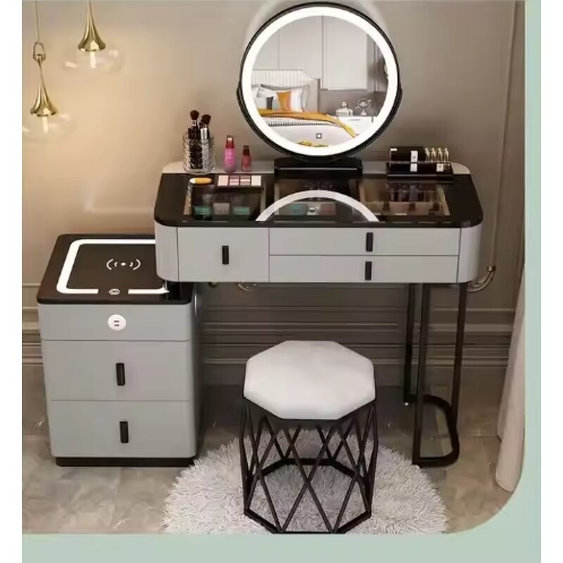 Dressing Table Manufacturer - Small Cheap Glass with Full Length LED Light Mirror