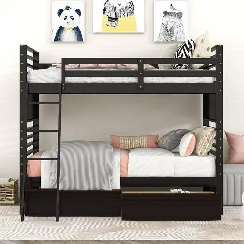 Bunk Bed Set Manufacturer - Solid Wood 2 Seater Sofa for Child Girl