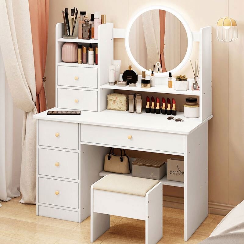 Dressing Table Manufacturer - Luxury American Style with Mirror & Drawer