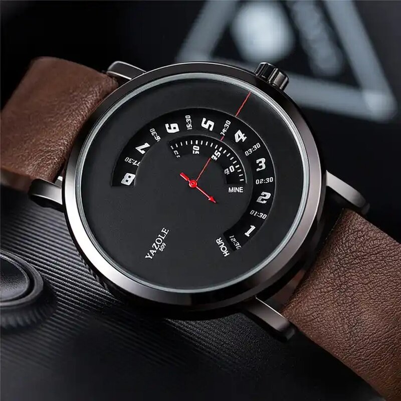 Men's Casual Watch Manufacturer - Yazole 509 Creative Design Waterproof Hollow Quartz Sport Wristwatch