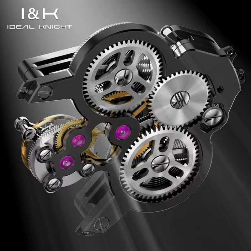 Men's Mechanical Watch Manufacturer - Knight 6806 Custom Logo Skeleton Hollow Miyota Waterproof Tourbillon Automatic