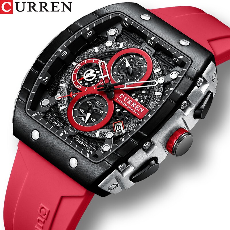Men's Sport Watch Manufacturer - CURREN 8442 Brand Waterproof Sport Chronograph Quartz