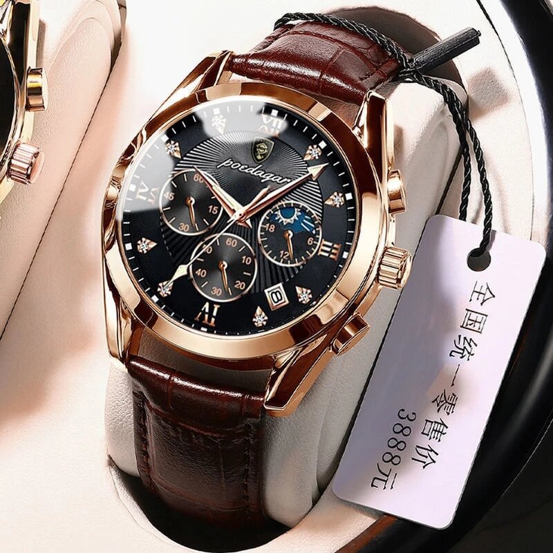 Men's Quartz Watch Manufacturer - Wholesale Factory Direct Sale Leather Strap Minimalist Sport Hour Clock
