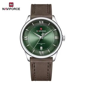 Men's Business Watch Manufacturer - NAVIFORCE 9272 Quartz Leather Strap Waterproof Casual Elegant