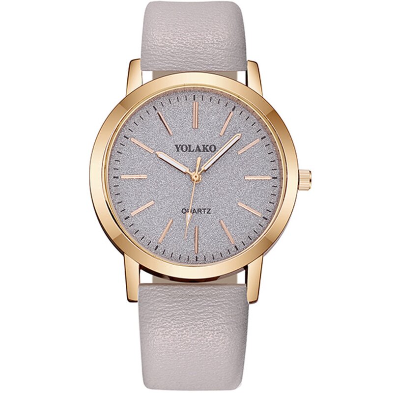 Women's Casual Watch Manufacturer - YOLAKO Hot Sale Brand Fashion Leather Strap Retro Quartz Charm Funny