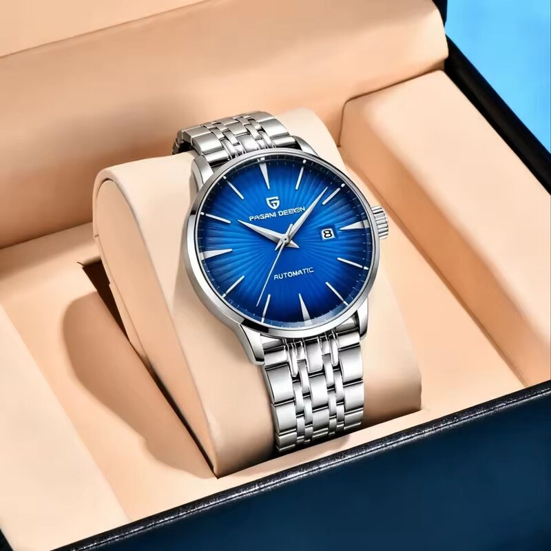 Men's Mechanical Watch Manufacturer - PAGANI DESIGN Automatic Stainless Steel Leather 100m Waterproof Luxury
