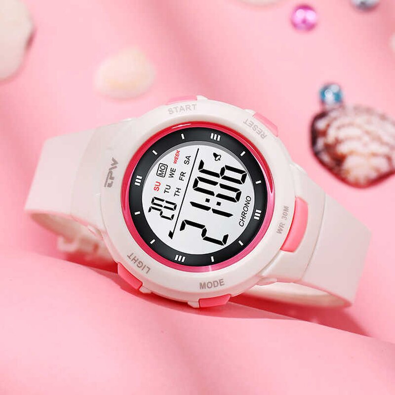 Men's Digital Watch Manufacturer - 3ATM Waterproof Sport 40mm Dial ABS Case with Light Feature for Teenager Students
