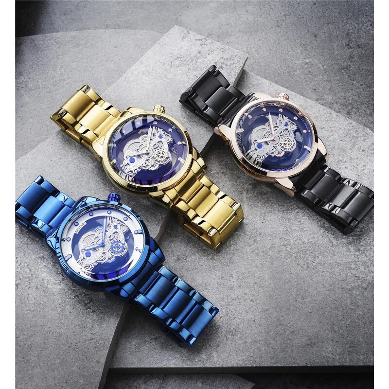 Men's Casual Watch Manufacturer - BESTWIN 911 Luxury Waterproof Quartz Stainless Steel Sport