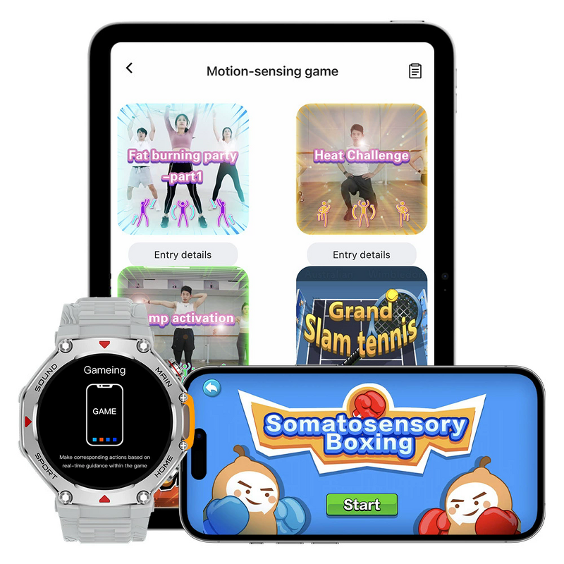 Men's Smart Watch Manufacturer - 2025 New 5ATM Waterproof Sports M-REX4 Outdoor Smart Wear