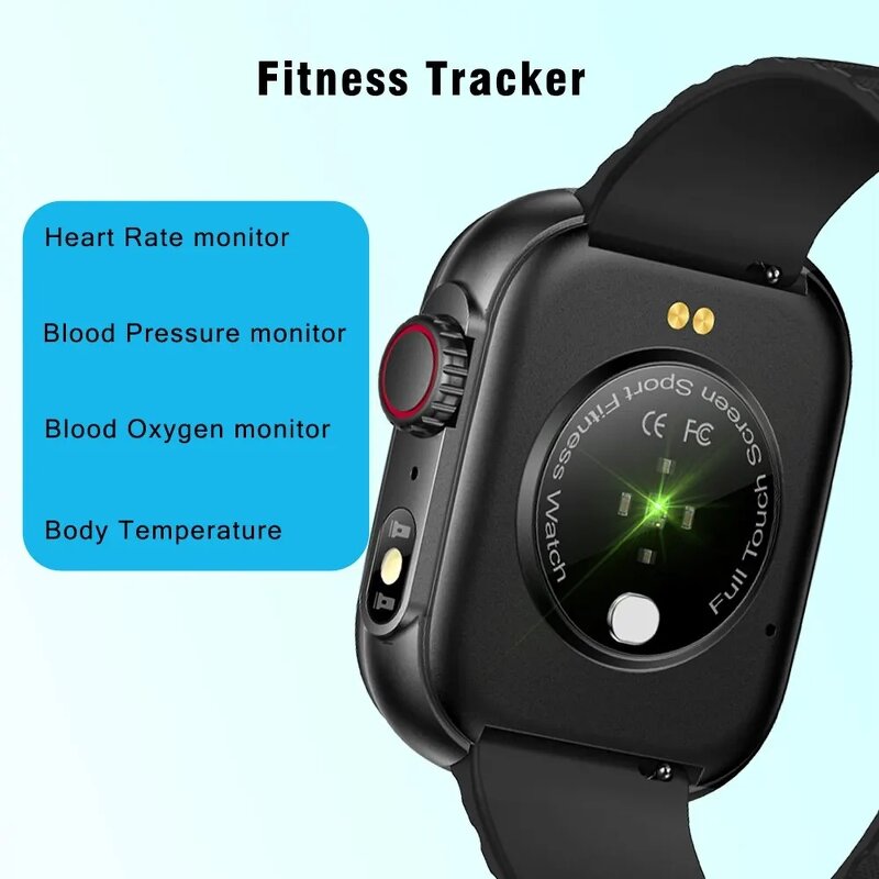 Unisex Smart Watch Manufacturer - ZW39 LED Flashlight 100 Sport Modes Fitness Tracker Body Temperature 2.01 Screen