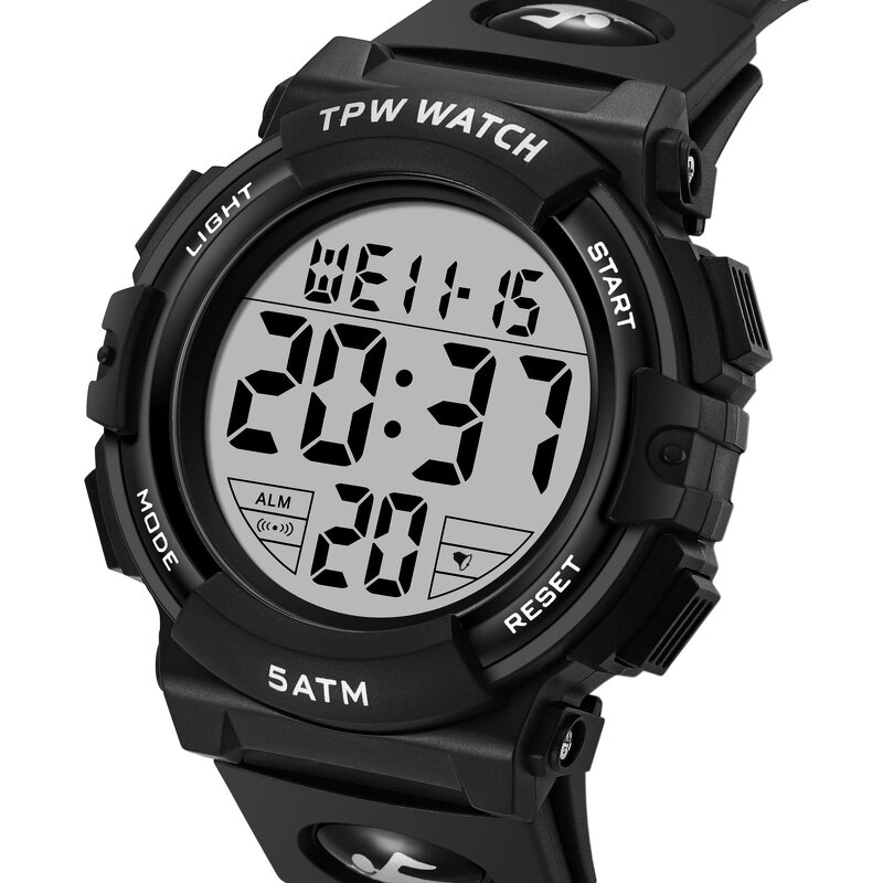 Men's Electronic Watch Manufacturer - TPW Outdoor Sport Fashion Digital Big Dial Electronic Display Waterproof