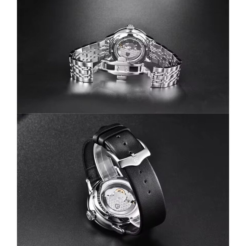 Men's Mechanical Watch Manufacturer - PAGANI DESIGN Automatic Stainless Steel Leather 100m Waterproof Luxury