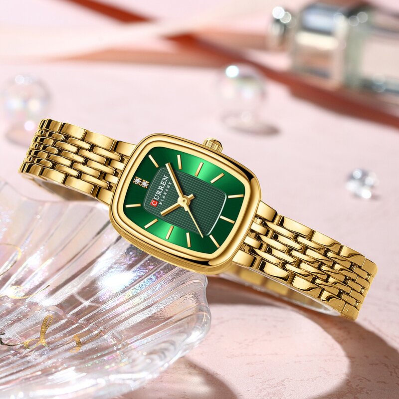 Women's Quartz Wristwatch Manufacturer - For CURREN 9093 Simple Gold Silvery Steel Strap Fashion Leisure Diamond Alloy Gift