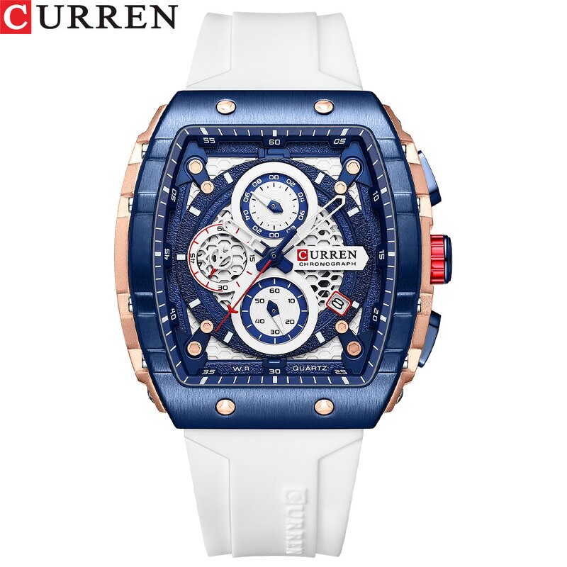 Men's Sport Watch Manufacturer - CURREN 8442 Brand Waterproof Sport Chronograph Quartz