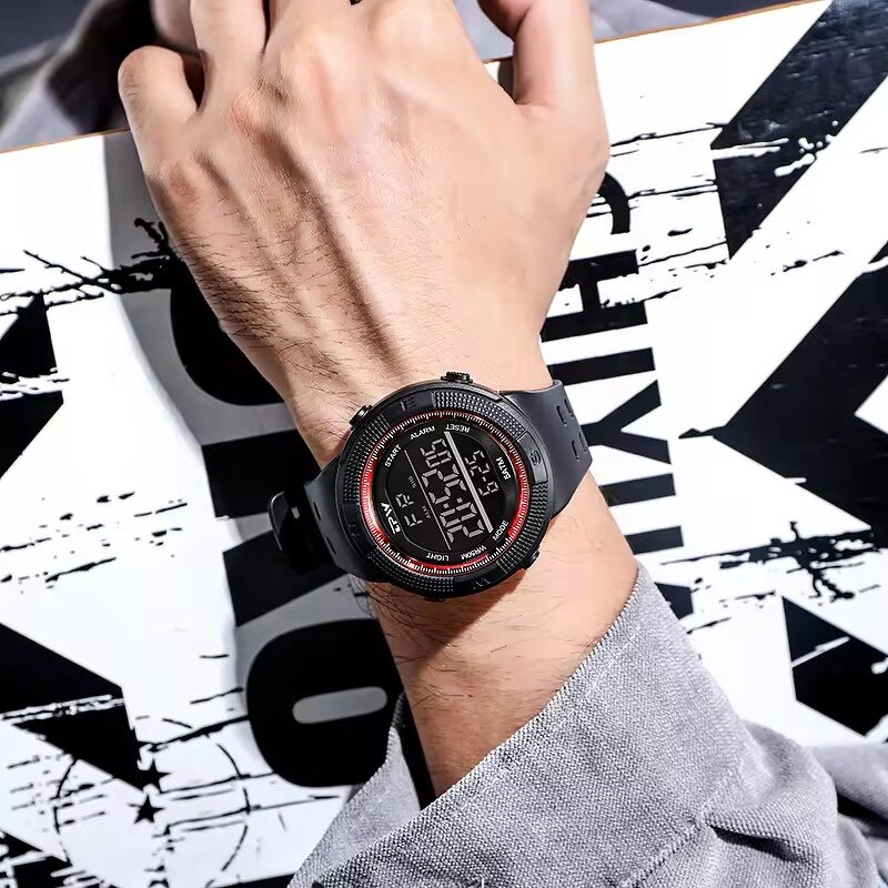 Men's Digital Chronograph Manufacturer - Custom Big Dial Electronic Sport Waterproof
