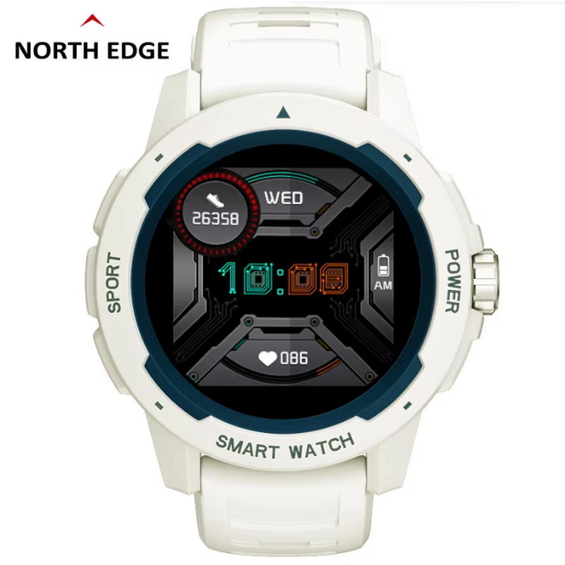 Men's Smart Watch Manufacturer - NORTH EDGE Mars 2 Heart Rate Blood Pressure Oxygen Monitor Full Touch Screen Outdoor Sports