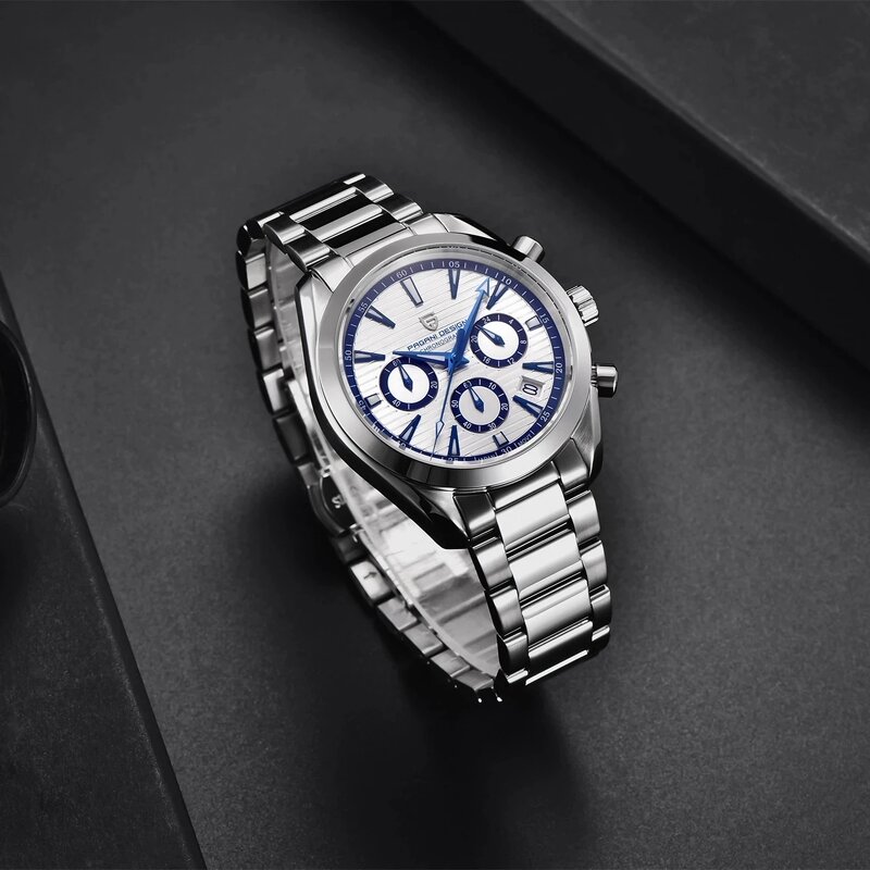 Mechanical Chronograph Watch Manufacturer - PAGANI DESIGN VK63 Luxury Sapphire Glass Hollow Out Automatic
