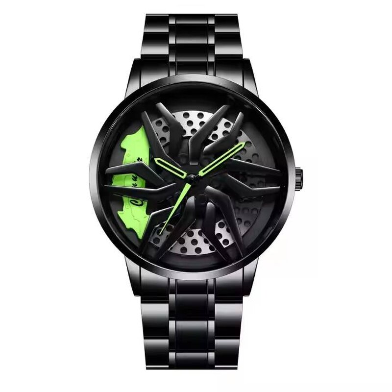 Men's Quartz Watch Manufacturer - Hot Selling Car Wheel Rotating Outdoor Business High Quality Quartz