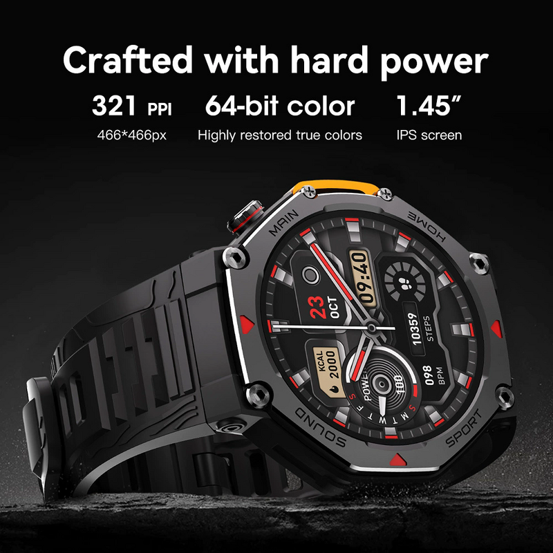 Men's Smart Watch Manufacturer - 2025 New 5ATM Waterproof Sports M-REX4 Outdoor Smart Wear
