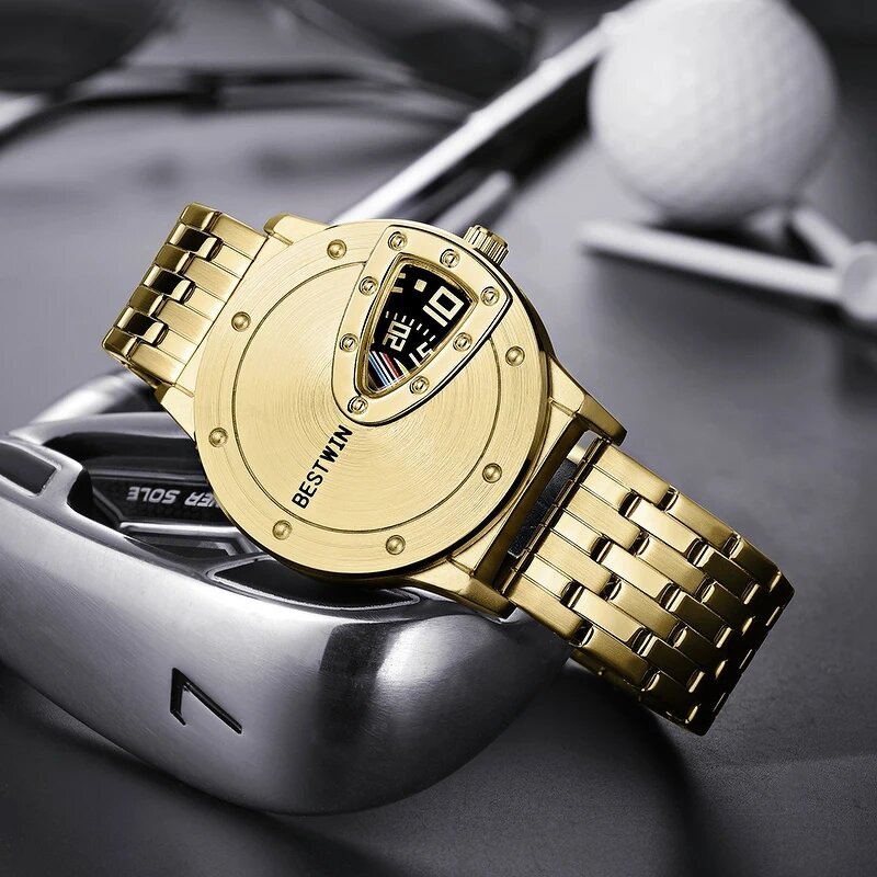 Men's Brand Watch Manufacturer - BESTWIN Luxury Stainless Steel Technology Fashion Quartz Wristwatch