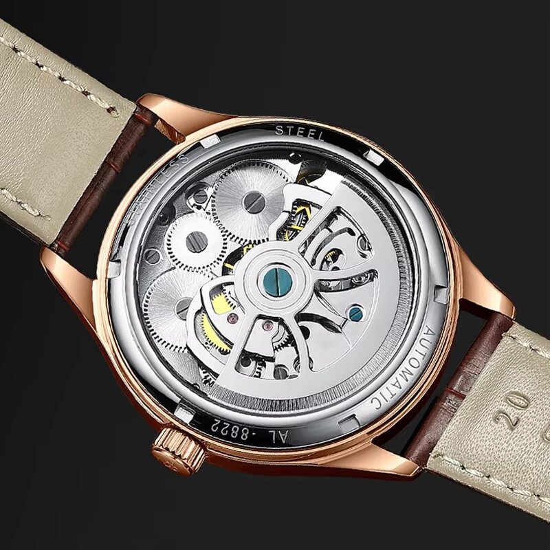 Men's Mechanical Watch Manufacturer - AILANG Original Design Double Flywheel Automatic Fashion Casual Business
