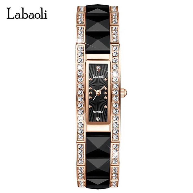 Rectangle Women's Watch Manufacturer - Luxury Ceramic Design Classical Diamond & Ladies Fashion