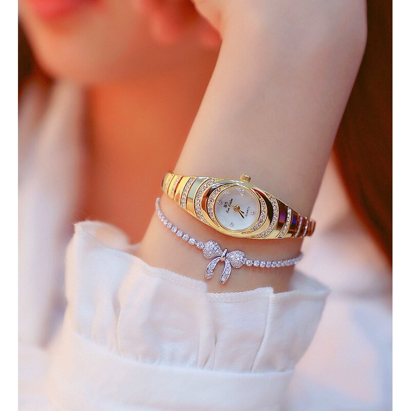 Women's Quartz Watch Manufacturer - Hot Sale BS Bee Sister Small Rose Gold Stainless Steel Fashion Female Wrist Watch