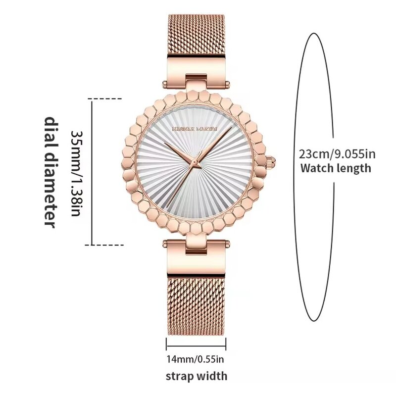 Women's Watch Manufacturer - 2025 Hannah Martin High Quality Japanese Movt Quartz Fashion Waterproof Stainless Steel