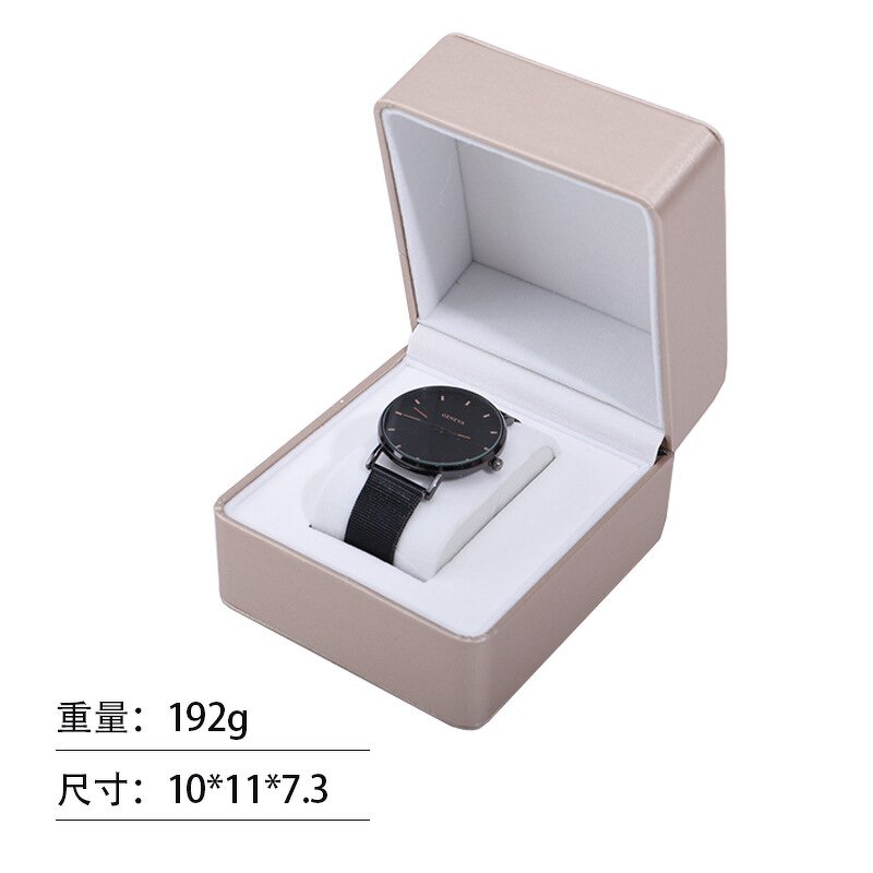 Watch Packaging Box Manufacturer - Wholesale Custom Logo Stock Square Black Special Paper with Pocket