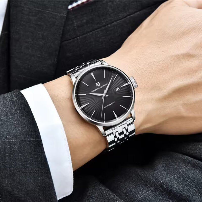 Men's Mechanical Watch Manufacturer - PAGANI DESIGN Automatic Stainless Steel Leather 100m Waterproof Luxury