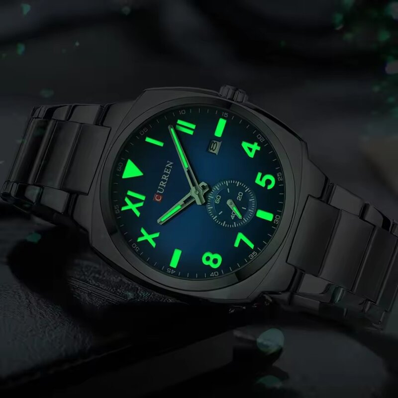 Men's Wrist Watch Manufacturer - CURREN 8472 Stainless Steel Quartz Simple Design Luminous Waterproof