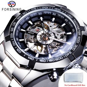 Men's Mechanical Watch Manufacturer - For Forsining Luxury Skeleton Gold Vintage Design with Citizen Movement Glass Dial Window