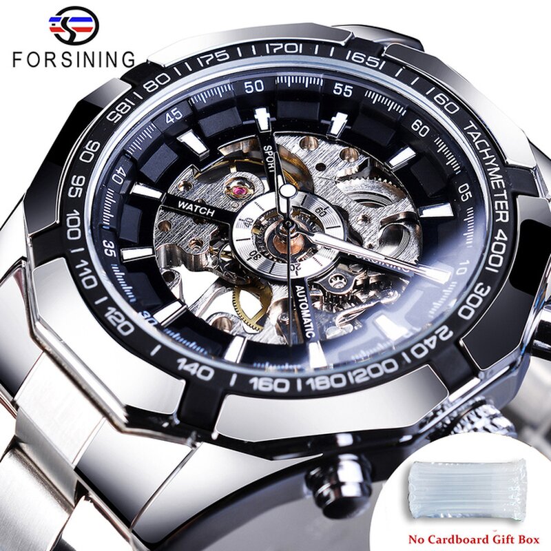 Men's Mechanical Watch Manufacturer - For Forsining Luxury Skeleton Gold Vintage Design with Citizen Movement Glass Dial Window