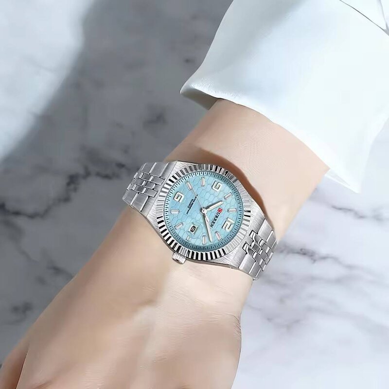 Men's Quartz Watch Manufacturer - BINBOND 2025 Luxury Waterproof 30ATM Stainless Steel 10mm Alloy Case Sports Date Display