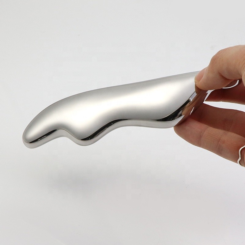 Scalp Gua Sha Manufacturer - Fish-Shaped Stainless Steel Cooling
