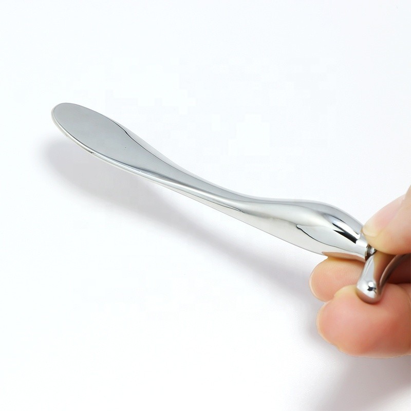 Eye Roller Stick Supplier - Gold Metal Cosmetic Massager