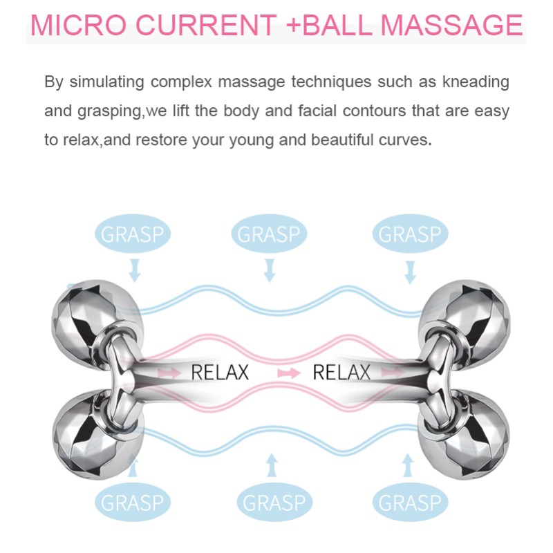 Face Ball Massager Factory - Handheld 3D V Roller Stick