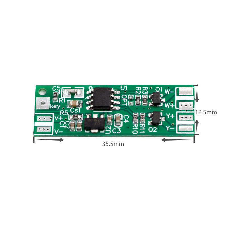 Touch Sensor Switch LED Dimming Module - DC12V/24V Single Key Touch Metal Switch