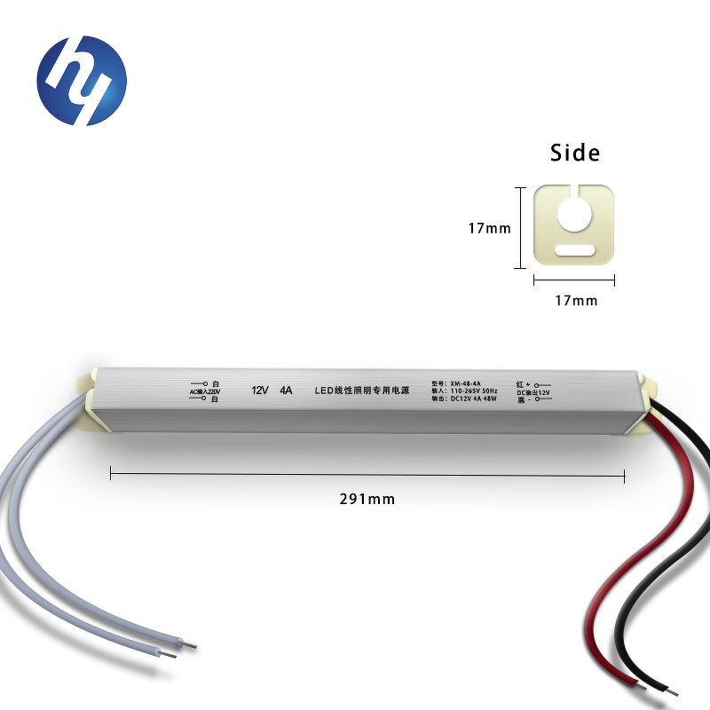 Cabinet Lights LED Power Supply - DC 12V 24V 1A-8A 60W-500W Ultra Thin Drive