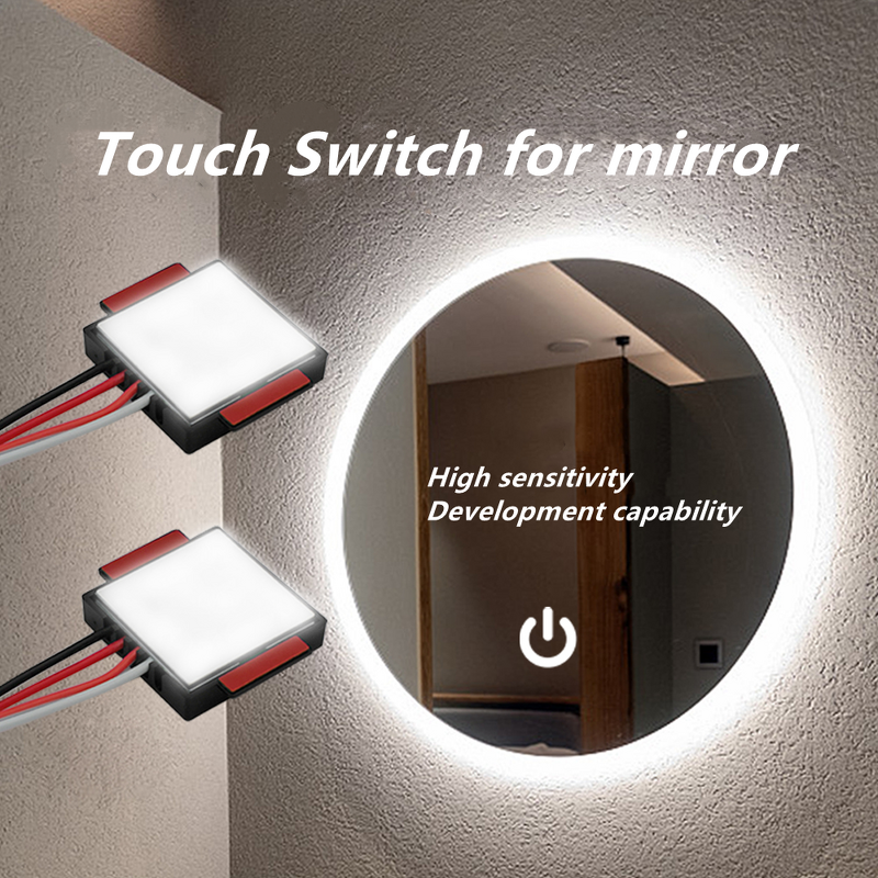 LED Bathroom Mirror Dimmer Switch - DC12V 3A Smart Dimming Touch Sensor & OEM