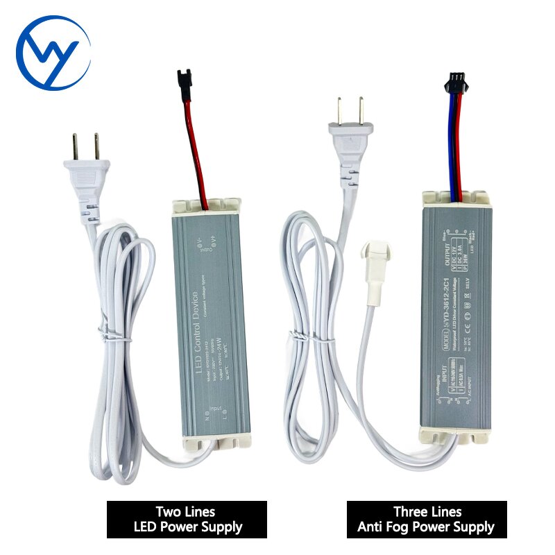 LED Switching Power Supply - AC110V240V 12V 1A-5A 12W-60W for Smart Mirror & Anti Fog Film