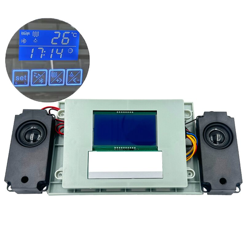 Bathroom Mirror Touch Sensor Switch - 12V LED Dimming with Bluetooth Speaker and Fog Removal & Factory Custom