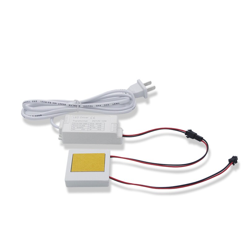 Capacitive Touch Switch - 12V 5A 60W Quadrate Single Key Led Monochrome/Two-color Dimmer