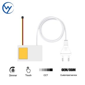 Single Defogging Touch Sensor Switch with Driver - AC/DC 110-240V Control Dimming for Bathroom Mirrors