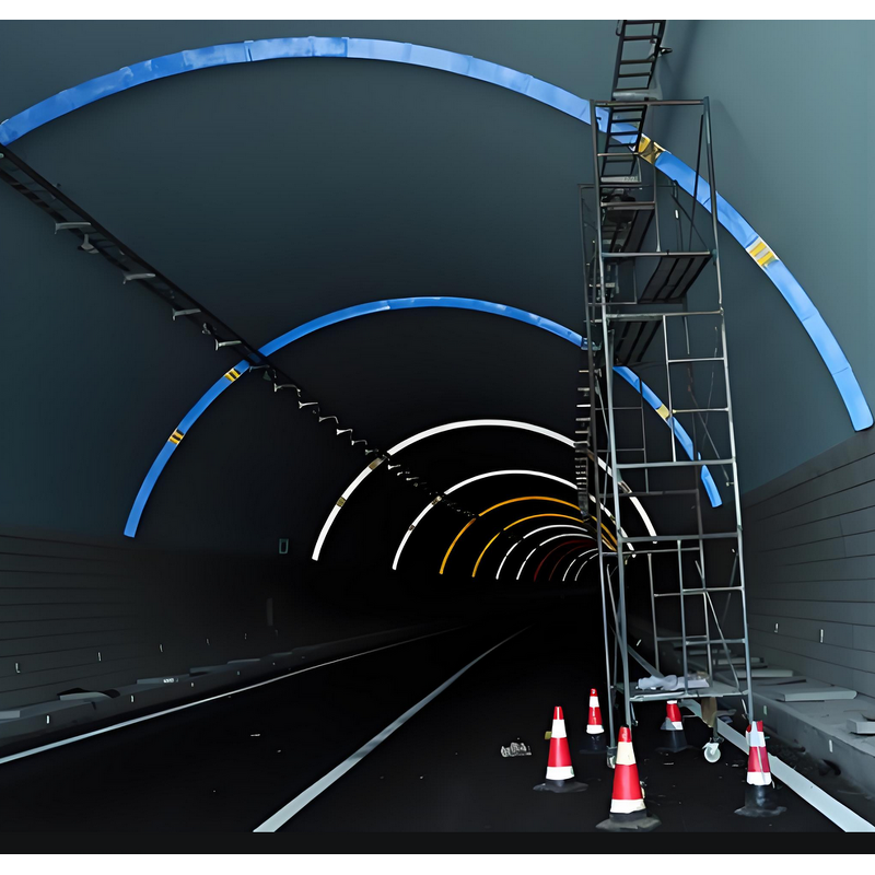 Tunnel Curved Aluminum Plate - High-Speed Coal Mine Roadway Reflective Sign Material Class IV/V