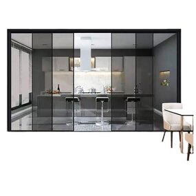 Aluminum Alloy Sliding Door - Horizontal Balcony with Modern Design & Waterproof