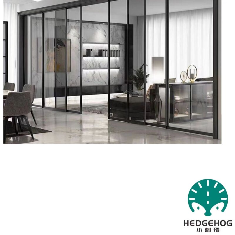 Aluminum Alloy Sliding Door - Quad Linkage Waterproof Glass Balcony