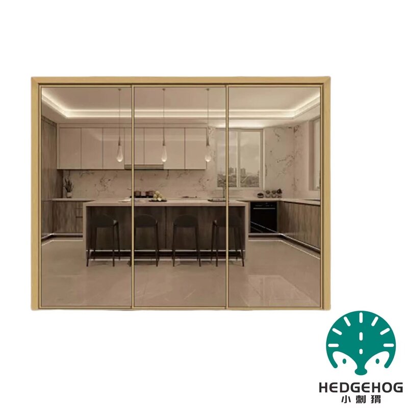 Aluminum Alloy Sliding Door - Quad Linkage Waterproof Glass Balcony