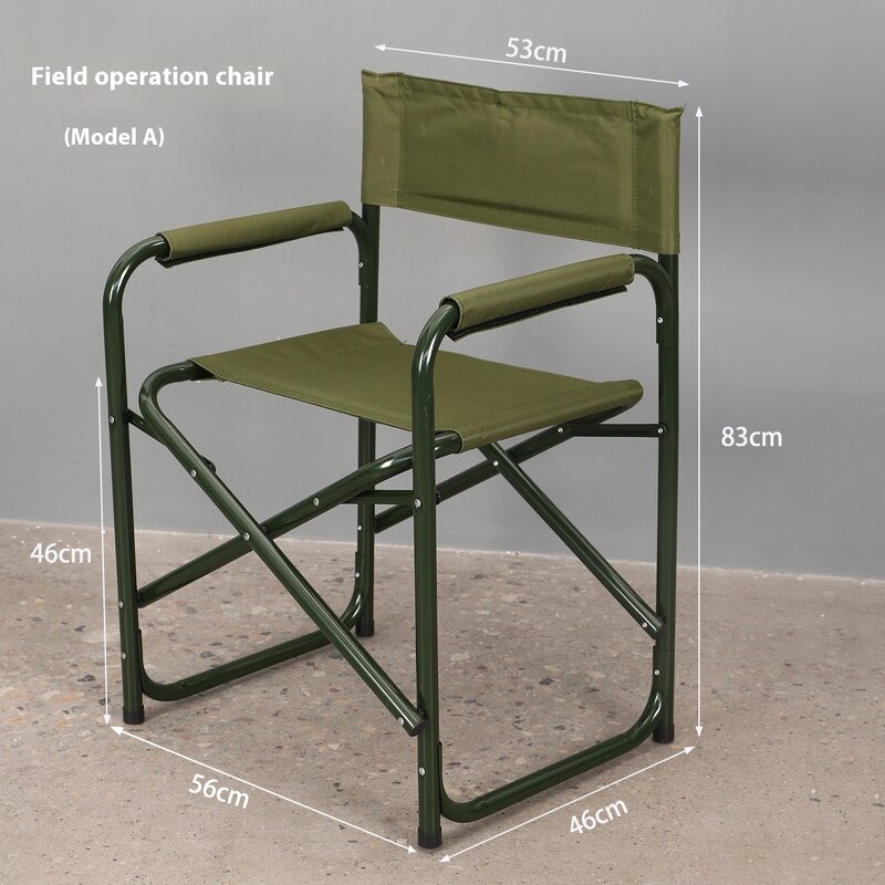 Portable Folding Director Chair - Double Oxford Cloth Outdoor Logo Printing
